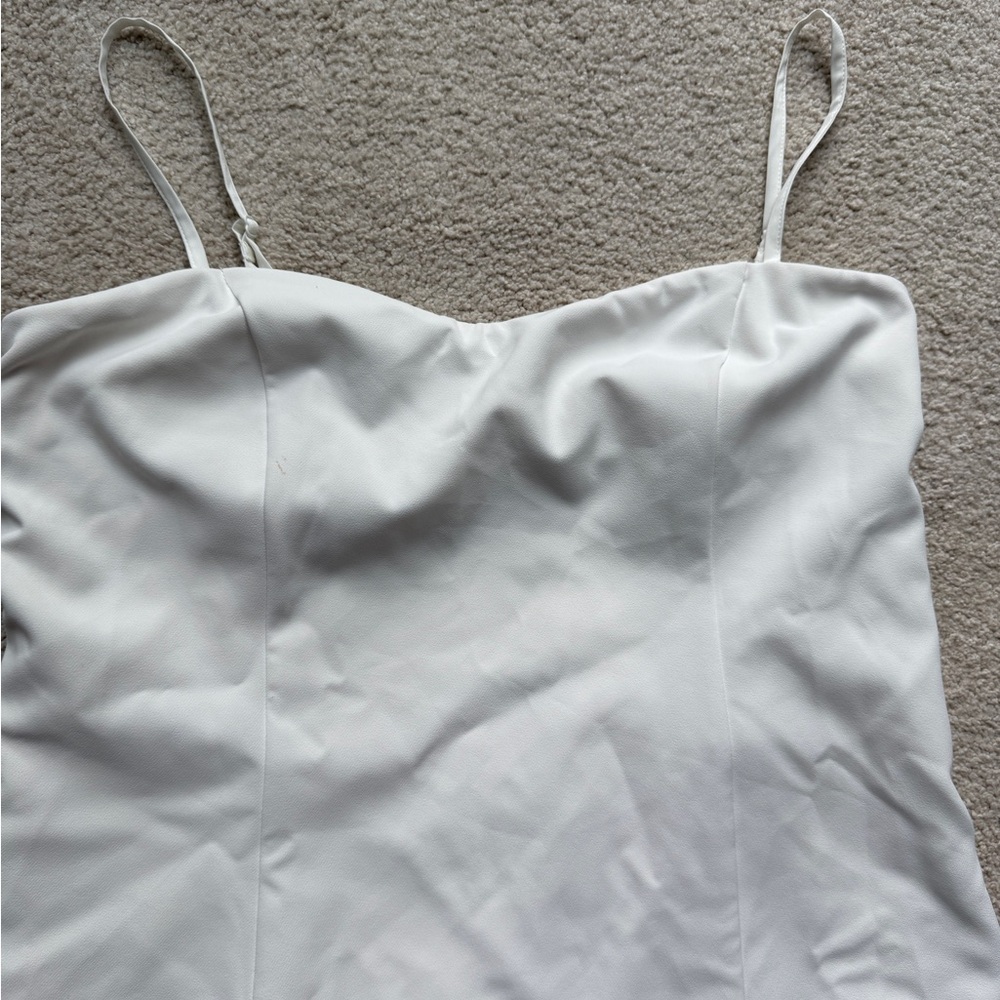 Abercrombie & Fitch Cream Floral Embroidered Maxi Dress - Picture 7 of 16